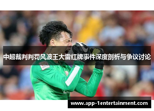 中超裁判判罚风波王大雷红牌事件深度剖析与争议讨论